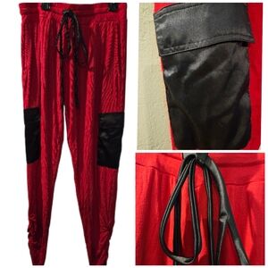 Michael Lauren Ribbed Cargo "joggers"